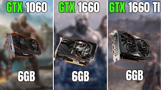 GTX 1060 VS GTX 1660 VS GTX 1660 TI [upl. by Sudnak]