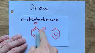 Draw odichlorobenzene ortho [upl. by Oiramal]