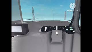 Driving Ontario Highway 407 express toll route Markham city bus Roblox ￼ [upl. by Atinaej]