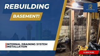 The Only basement reconstruction and drainage system Video You Need to Watch [upl. by Hayse]