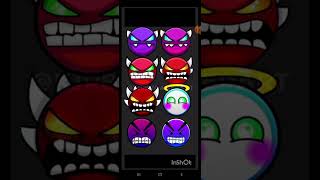 Geometry dash Lobotomy 22 Part 5 THE DEMONS [upl. by Bertram]