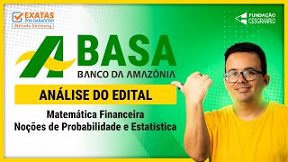 BASA  Banco da Amazônia Análise do Edital [upl. by Gambrell]