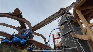 Toverland update Avalon nieuwe attracties en werf rondleiding april 2023 [upl. by Ainslie]