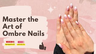 Mastering Ombre Acrylic Nails A StepbyStep Guide to Nail Art Mastery [upl. by Nothgiel]