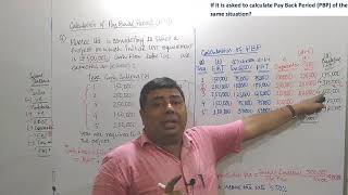 Capital Budgeting Calculation of Accounting Rate of Return and Pay Back Period Example 1 [upl. by Gibbon109]