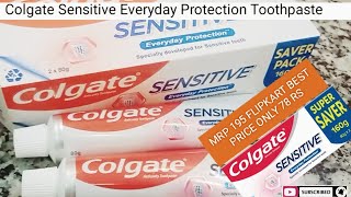 Colgate sensitive everyday protection toothpaste review in Hindi [upl. by Nereil]