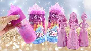 Disney Princess Dolls Royal Color Reveal Party Series with Water [upl. by Chery561]