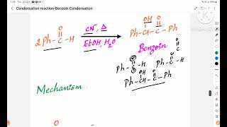 Named Reaction Condensation ReactionPart3Benzoin CondensationReactionMechanismKannada [upl. by Bette]