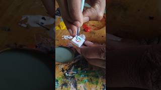 customising my keyboard part 5 art acrylic artist painting paintingstyles acrylicpainting [upl. by Ilat973]