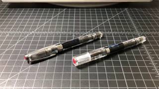 Twsbi Diamond 580 vs ECO Fountain Pen Comparison [upl. by Lleumas]