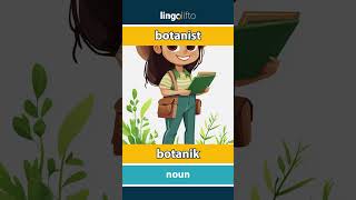 🇬🇧🇸🇰 botanist  botanik  vocabulary builder  learn English  naučme sa anglicky [upl. by Aniretak]