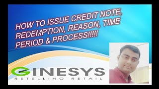 How to issue credit note amp redemption reasonofreturn policy [upl. by Nolek26]