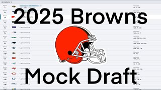 Browns 2025 NFL Mock Draft [upl. by Fulviah]