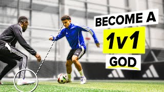 Improve your 1v1 dribbling with Luis Diaz as your teacher [upl. by Aihsotan]