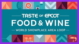 2020 Food amp Wine World Showplace Area Loop Reconstruction  Epcot [upl. by Sucramat]