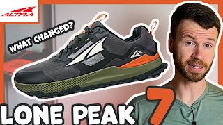 2023 Altra Lone Peak 7 Review  What Changed  Updated Outsole and Upper [upl. by Portingale]