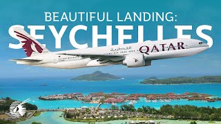 Beautiful landing in Seychelles 4K [upl. by Ssidnac820]