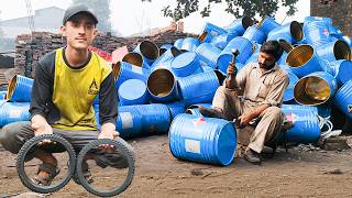 quotIncrediblequot Process Of Making Tricycle Tires From Scratch In A Local Factory [upl. by Bravin]