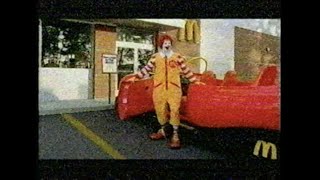 Ronald McDonald Drives to Work Commercial from 2010 [upl. by Tnahsarp925]