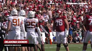 Oklahoma Football OU highlights vs Texas [upl. by Nylle205]