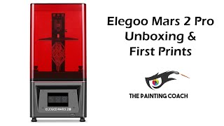 Elegoo Mars 2 Pro Unboxing and First Prints [upl. by Arda]