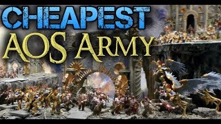 Building the Cheapest AOS Army [upl. by Ymas]