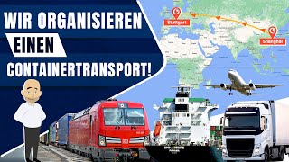 So funktioniert ein Containertransport in der Praxis [upl. by Atekihc28]