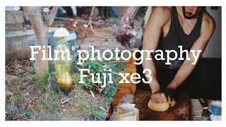 fujifilm xe3 shooting kodak ultramax film simulation 35mm  sunday food [upl. by Pals]