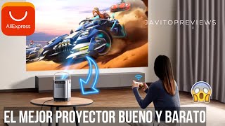 🌟😱¡EL MEJOR Proyector BUENO y BARATO de Aliexpress 2024✅ Cine en Casa y al Aire Libre 🎬🔥 [upl. by Yejus]