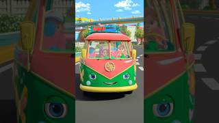 Wheels on the Bus trending viral popular cartoon bussong shorts youtubekids ytshorts [upl. by Trautman703]