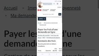 🇨🇦🇨🇦COMMENT PAYER LES Frais de Résidence Permanente du Canada 🇨🇦🇨🇦 wwwexponentielimmigrationcom [upl. by Lombardy]