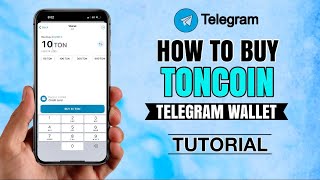 How to Buy Toncoin TON on Telegram Wallet  StepbyStep Guide for Beginners [upl. by Eisset]