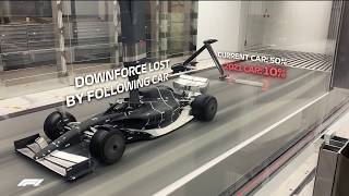 FIRST LOOK Formula 1’s 2021 car in the wind tunnel [upl. by Gardy]