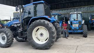 New holland 8160 TURBO 125แรงม้า 750000 บาท ที่ฟูจิแทรกเตอร์ [upl. by Nyladnar]