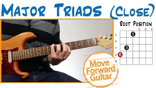 Guitar Chords  Major Triads and Inversions close [upl. by Hugues]