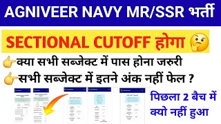 Indian Navy MR Paper 2024  Navy MRSSR Sectional Cut off  How To Increase Marks in Each Section [upl. by Einnej102]