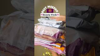 Meesho beauty finds  makeup organiser  led mirror meeshofinds unboxing shorts [upl. by Aiht]