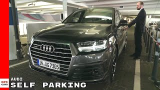 Audi Autonomous Self parking Demonstration [upl. by Odlanir]