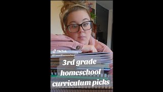 3rd grade homeschool curriculum picks 20242025 [upl. by Enidlarej]