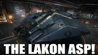 Elite Dangerous  Asp First Flight  Outfitting And Combat [upl. by Dlnaod714]