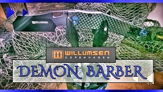 Demon Barber Knife Review  Willumsen Copenhagen  Daemon Barber [upl. by Sula921]