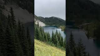 Beautiful lake Tolmie Peak Lookout Washington hiking washington mountains beautiful lake [upl. by Lefkowitz]