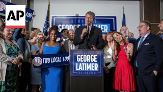 George Latimer defeats Rep Jamaal Bowman in New York Democratic primary [upl. by Yeruoc596]