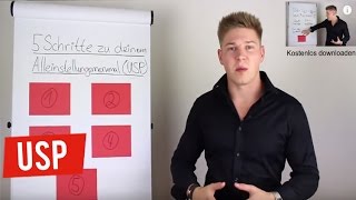 5 Schritte zu deinem Alleinstellungsmerkmal USP Video 5 von 5  Formuliere dein USP [upl. by Lustick718]