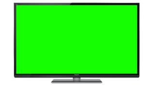 television lcd panasonic 3d tv in green screen free stock footage [upl. by Arrakat]