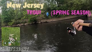 Trout fishing in New Jersey Get your Limit NOW  Wacky worms amp eggs [upl. by Novah]