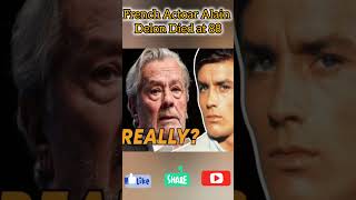 Alain Delon Died at 88  Iconic French Actor Alain Delon A Cinematic Legend Remembered alaindelon [upl. by Aelahs]