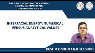 Interfacial energy numerical versus analytical values [upl. by Ethan]