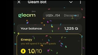 Gleam Bot Telegram Airdrop project  How to farm gleam points in Gleam Telegram Airdrop  Gleam bot [upl. by Wehrle328]