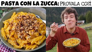 PASTA CON LA ZUCCA PROVALA COSÌ PERCHÈ È FAVOLOSA  ricetta facilissima e veloce  Davide Zambelli [upl. by Tnemelc744]